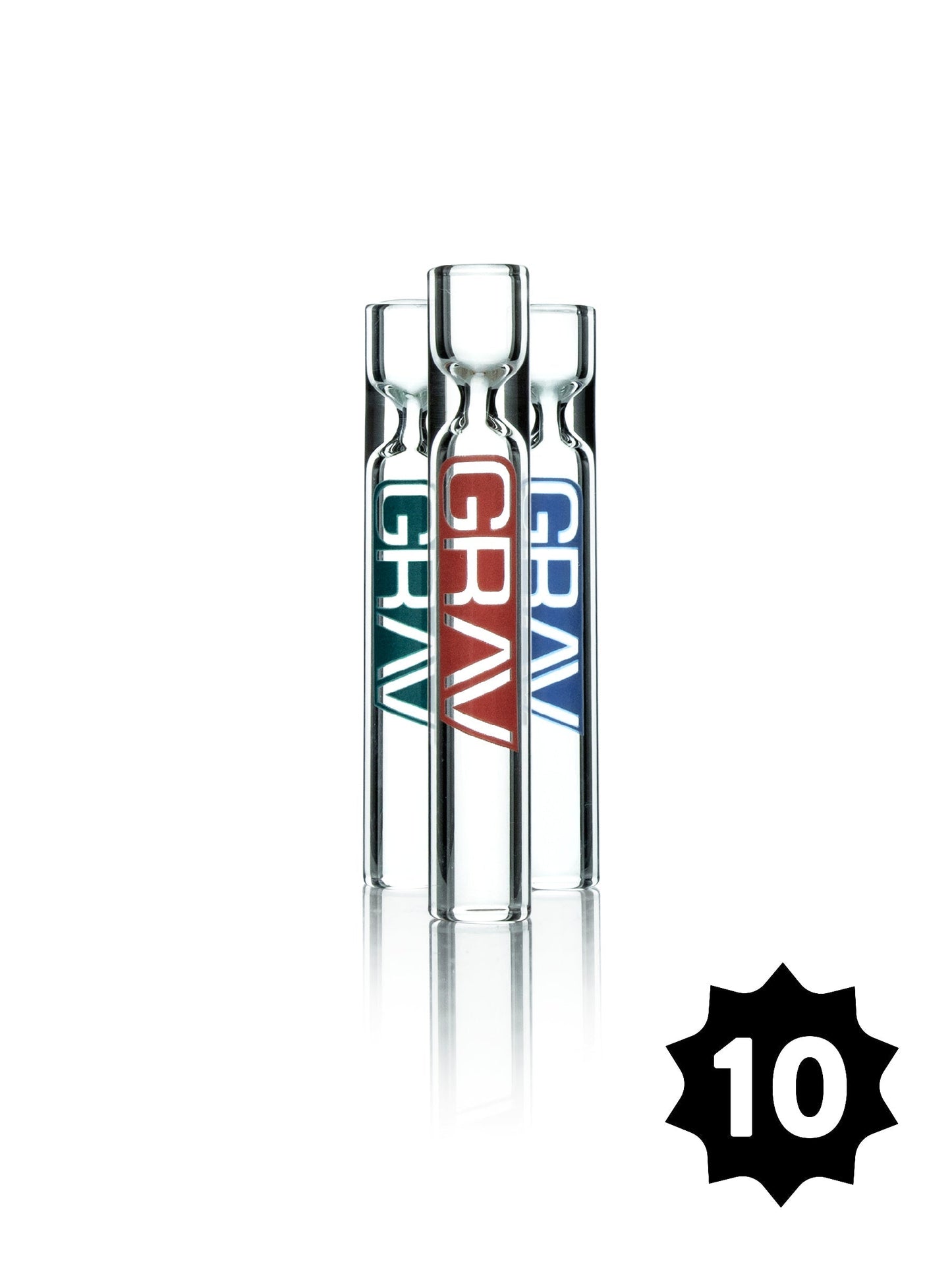 GRAV® Clear Taster 12mm - Pack of 10
