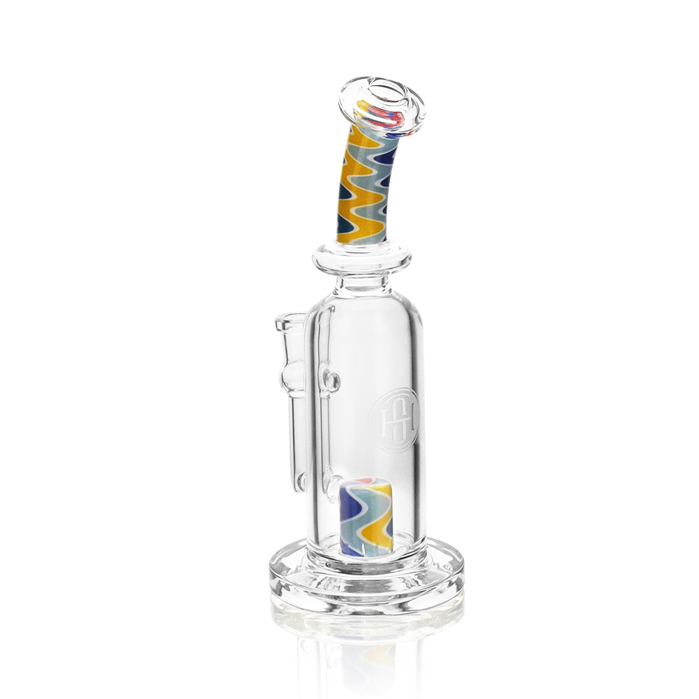 High Society | Centauri Premium Wig Wag Hybrid Pipe (White Rainbow)