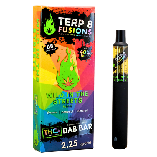 Wild in the Streets 2.25g THCA + D8 Live Resin Disposable Dab Bar | Terp 8