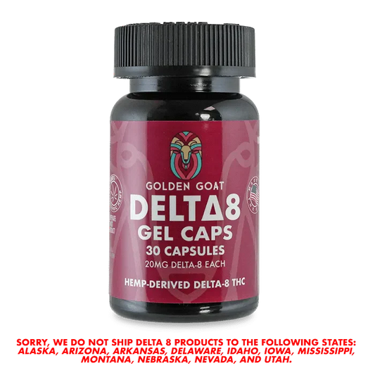 Delta-8 Gel Capsules, 600mg, 30ct