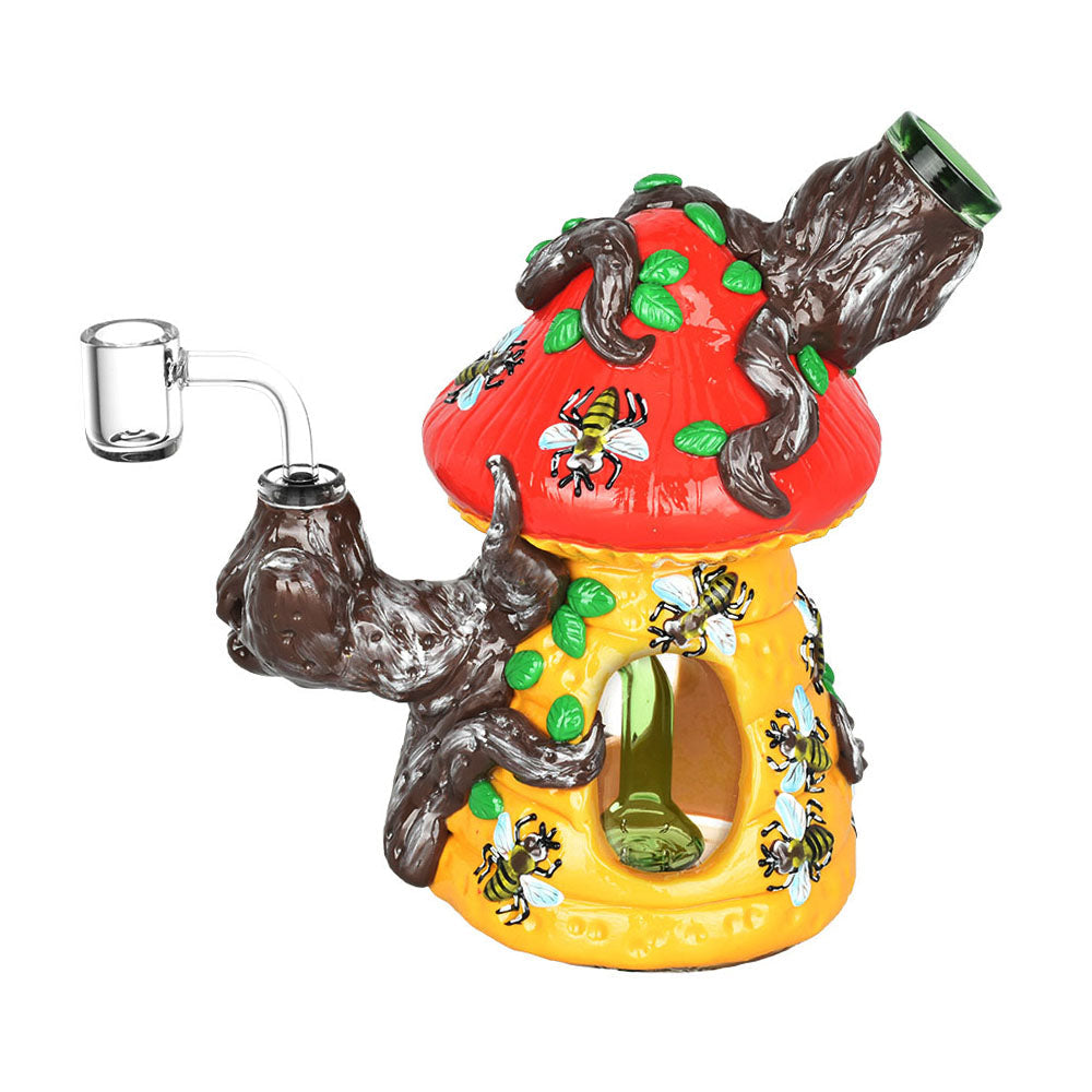 Symbiotic Beehive Dab Rig - 7.25" / 14mm F / Colors Vary