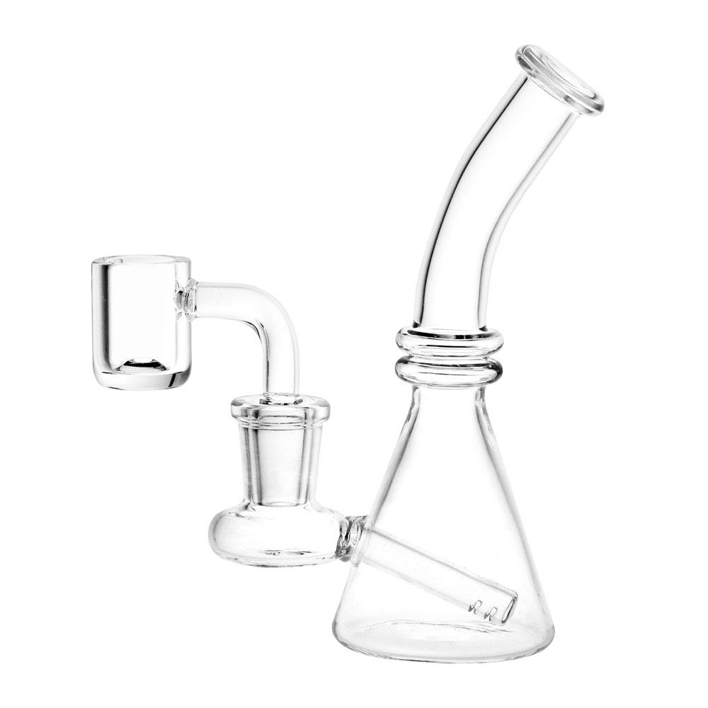 Clear Glass Mini Beaker Dab Rig