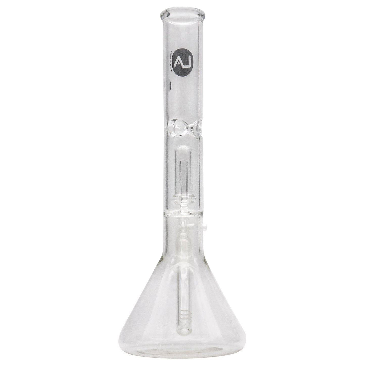 LA Pipes Single or Double Showerhead Perc Beaker Bong