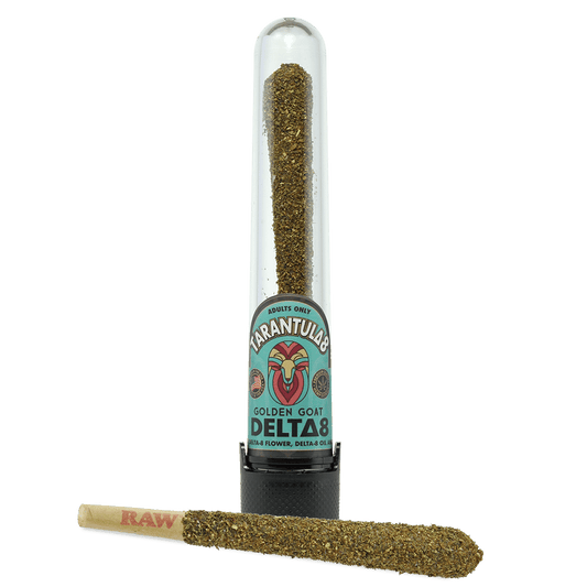 Delta-8 Tarantula Premium Kief Doobie – 100mg – 2g – Indica