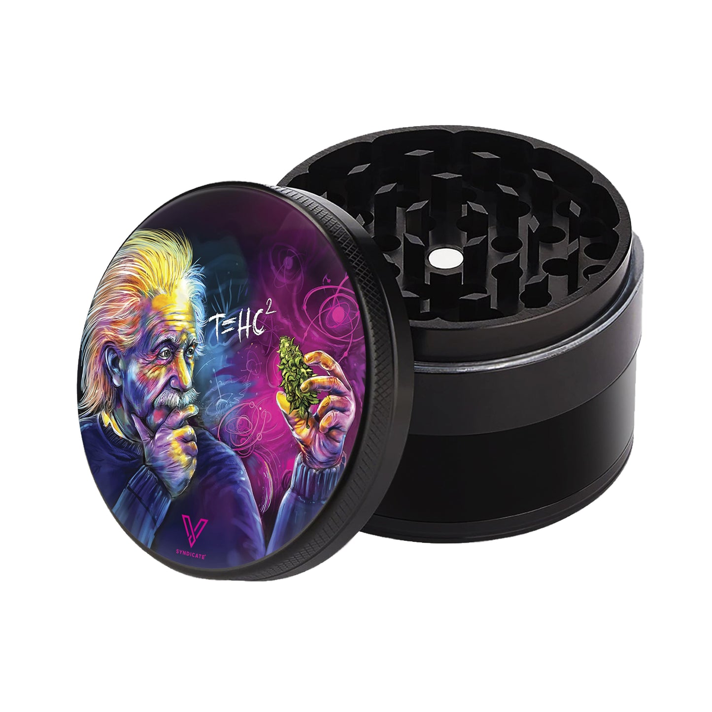 T=HC2 Einstein 4-Piece CleanCut Grinder (Nonstick)