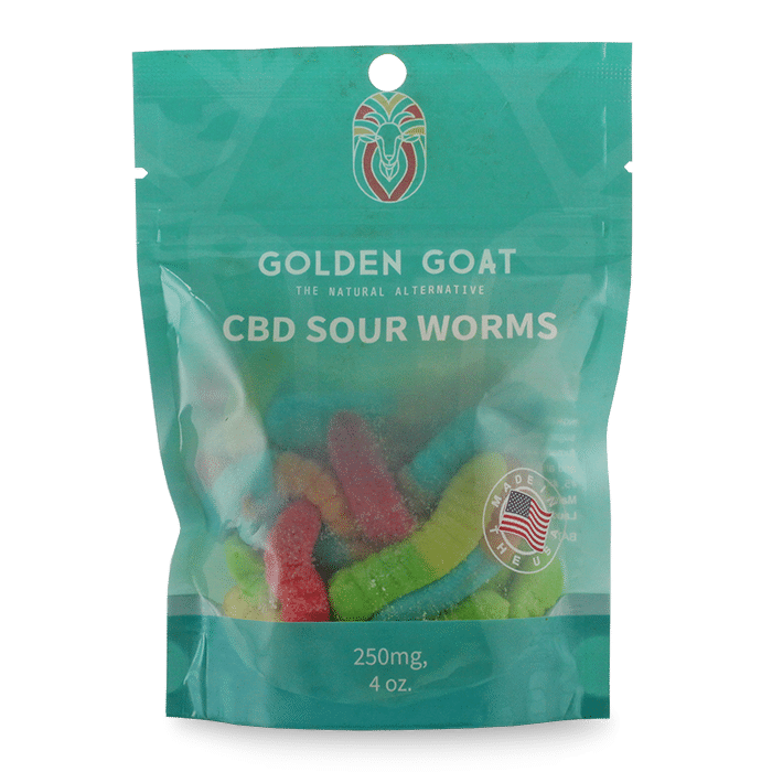 Potent CBD Infused 250MG Gummy Packs Bundles from Golden Goat