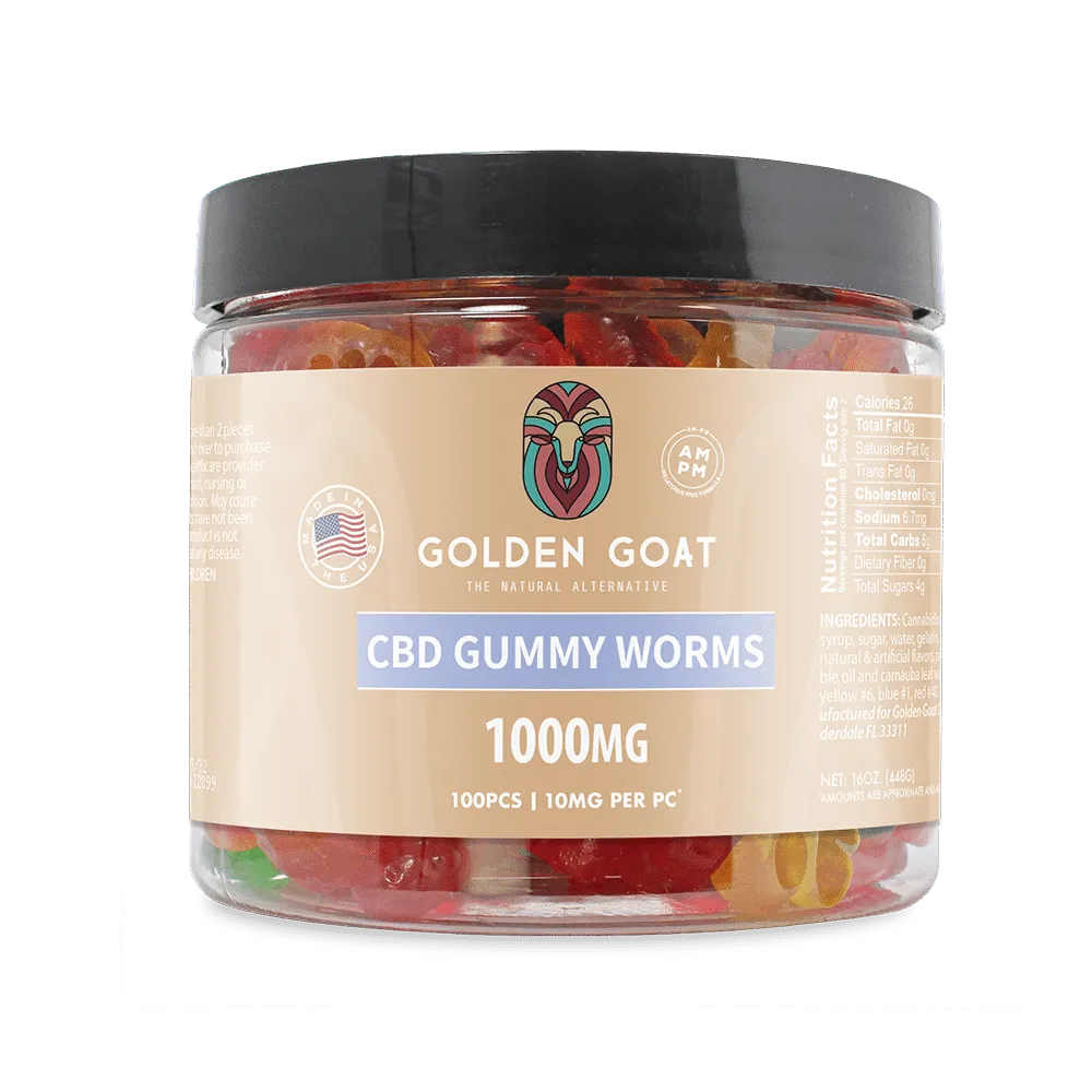 CBD Gummies 1000MG -Clear Worms