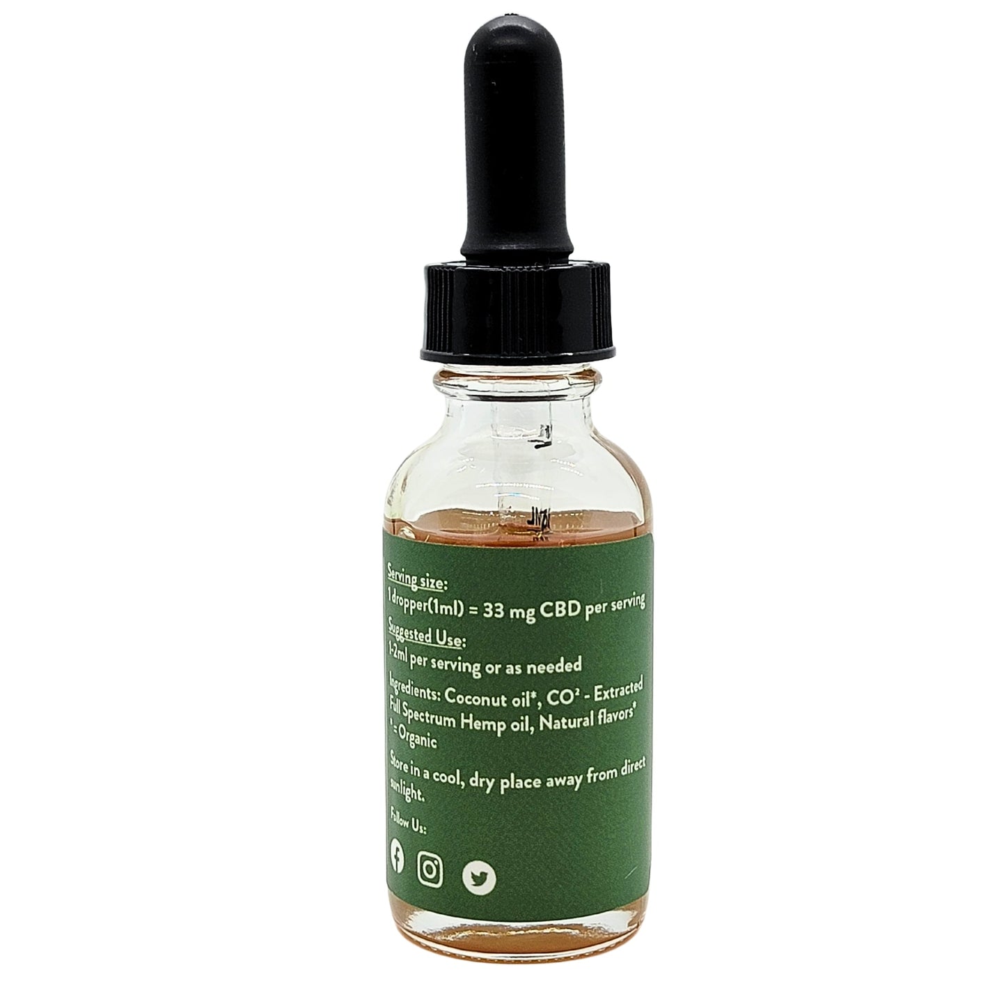 Full Spectrum 1000mg CBD tincture | Raspberry | Carolina Cannabis Creations