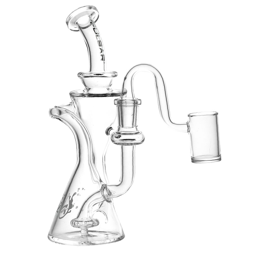 Pulsar Opposed Cones Recycler Dab Rig - 7.5" / 14mm F / Clear