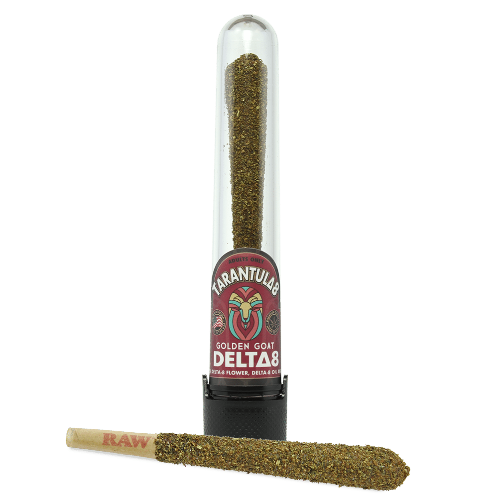 Delta-8 Tarantula Premium Kief Doobie – 100mg – 2g – Sativa