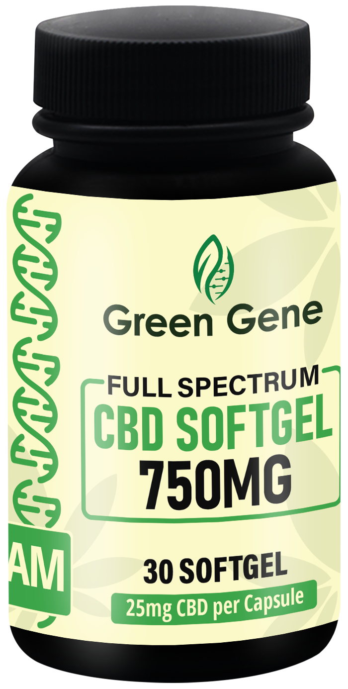 CBD Soft Gel Capsules - Full Spectrum Vitamins 750MG