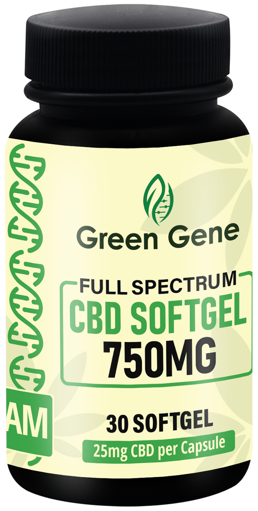 CBD Soft Gel Capsules - Full Spectrum Vitamins 750MG