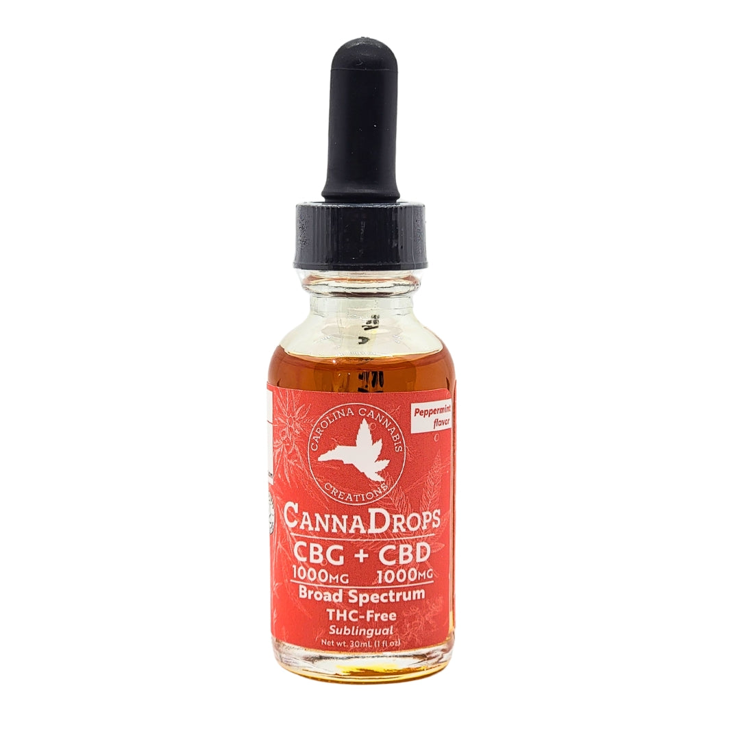 CBD+CBG Oil | 1:1 Formula | Carolina Cannabis Creations