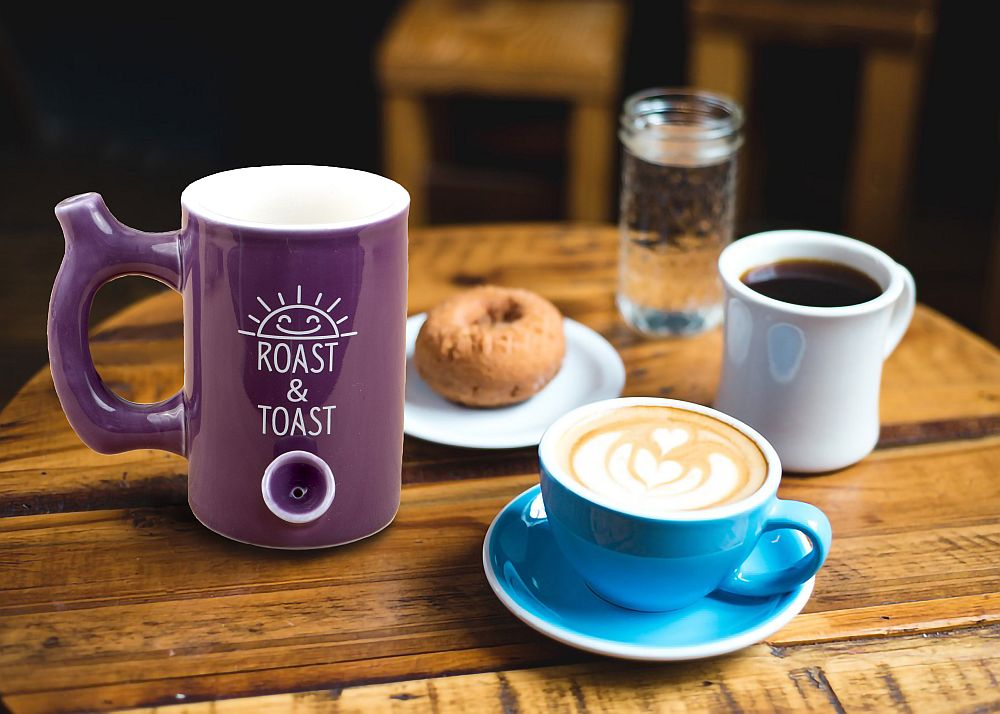 Plum Color Glossy Premium Roast & Toast Mug