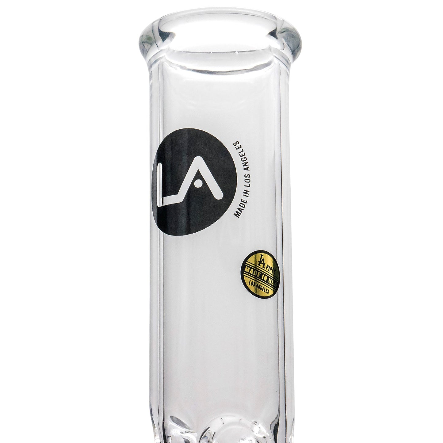 LA Pipes Single or Double Showerhead Perc Beaker Bong